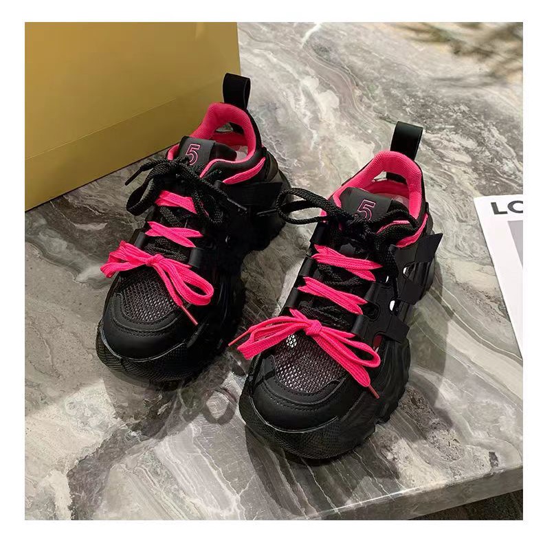 Giày Thể Thao Đế Mềm Phối Lưới Thoáng Khí Thời Trang Cho Nữ