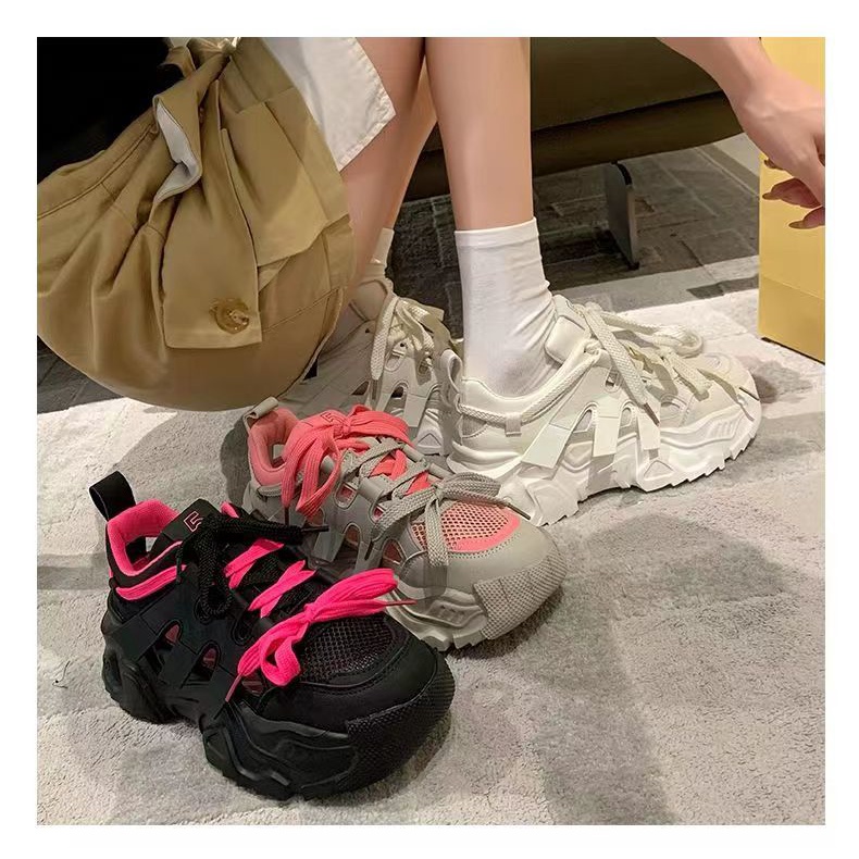 Giày Thể Thao Đế Mềm Phối Lưới Thoáng Khí Thời Trang Cho Nữ