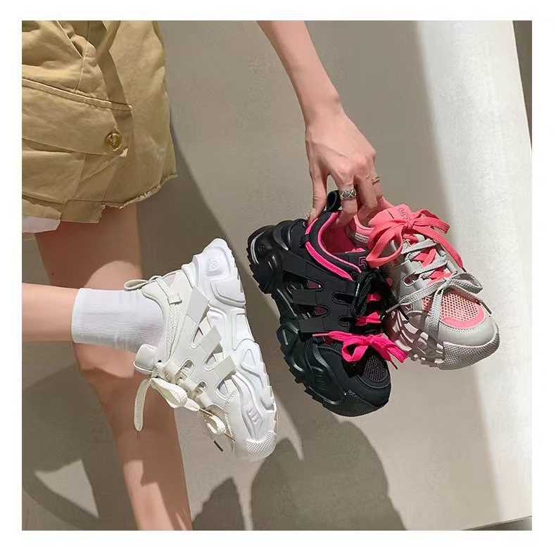 Giày Thể Thao Đế Mềm Phối Lưới Thoáng Khí Thời Trang Cho Nữ