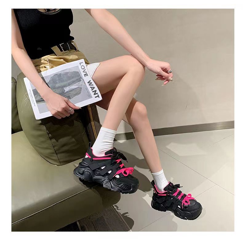 Giày Thể Thao Đế Mềm Phối Lưới Thoáng Khí Thời Trang Cho Nữ