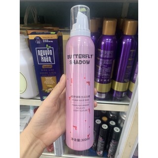 Keo Mousse Bọt Tạo Kiểu Tóc Mềm Butterfly (Mus Bạc) 300ml