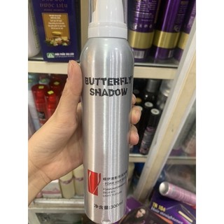 Keo Mousse Bọt Tạo Kiểu Tóc Mềm Butterfly (Mus Bạc) 300ml