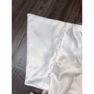 (có Size )miếng vải lót (2 lớp )sau lưng váy cưới cô dâu,váy đi bàn