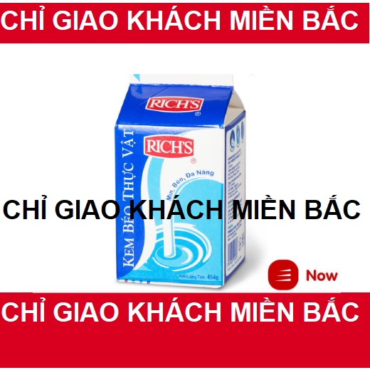 RICH LÙN  Kem béo thực vật Rich lùn 454g giá TỐT NHẤT