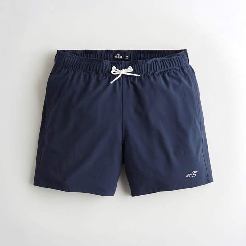 Hollister Quần Short Đi Biển Dáng Rộng Chất Liệu Nhanh Khô Có size Lớn Thời Trang 2022 Cho Nam Giới