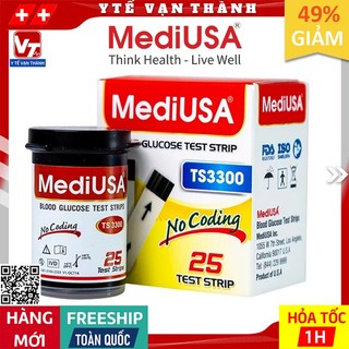 ✅ Que Thử Đường Huyết MediUSA TS3300 (TS 3300) | Medi USA | Dùng cho máy GM3300 -VT1017