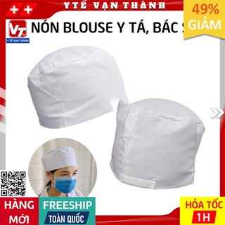 ✅ nón blouse, mũ bác sĩ, y tá, điều dưỡng | vải tốt -vt0660