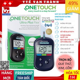 ✅ máy đo đường huyết onetouch ultra plus flex | bảo hành trọn đời -vt1009