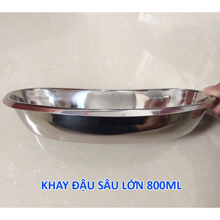 ✅ Khay Đậu Inox Vinh Tấn | , Dùng trong y tế, spa -VT0294