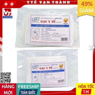 ✅ Gạc Y Tế Đông Pha (Tiệt Trùng Từng Cái) | (Gói 10 miếng) -VT0797