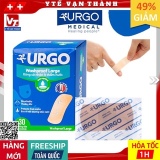 ✅ băng keo cá nhân ít thấm nước urgo washproof | băng cá nhân -vt0883
