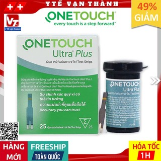 ✅ Que Thử Đường Huyết Onetouch Ultra Plus | (Date Xa) (One Touch) -VT0934