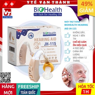 ✅ Máy Trợ Thính Đeo Tai Biohealth JH-115 | Máy điếc cho người già -VT0825