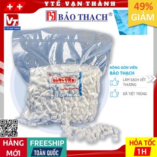 ✅ Bông Gòn Viên Bảo Thạch (Bịch lớn) | Hoặc Nhãn Hiệu Tương Đương -VT0658