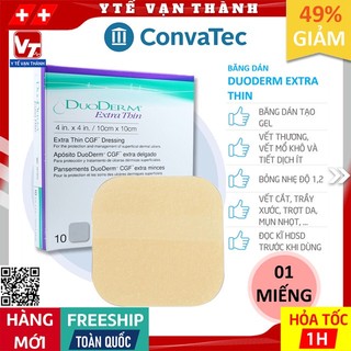 ✅ Băng Dán Vết Thương DuoDerm Extra Thin | Dán Mụn, Vết Thương Hở, Loét -VT0531