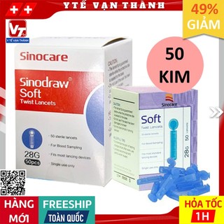 ✅ Kim Thử Đường Huyết Sinocare (Hộp 50 Kim) -VT0050