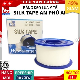 ✅ Băng Keo Lụa Y Tế Silk Tape An Phú AP | Silktape, dán cố định băng  gạc -VT0386