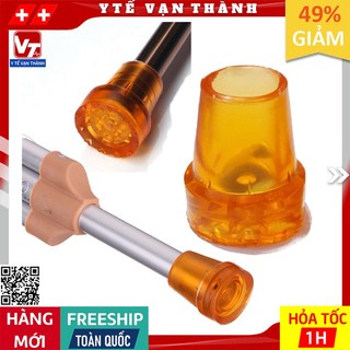✅ cục đế cao su nạng, gậy lucass màu cam trong | thay thế cho nạng, gậy, nạng khuỷu tay -vt0269
