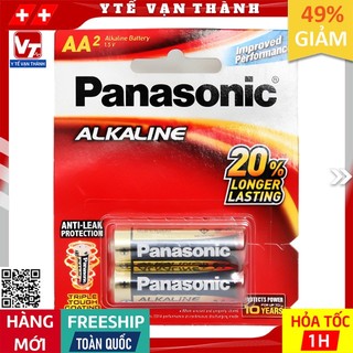 ✅ [PIN THẬT] Pin Tiểu Panasonic Alkaline (Vỉ 2 Viên) | 2A (AA) , 3A (AAA) -VT0038