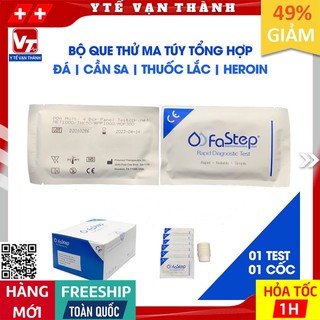 ✅ [CHE TÊN] Bộ Kit Test Xét Nghiệm Nhanh Fastep Chất Gây Nghiện (Bằng Nước Tiểu) | (USA) Chính xác đến 99,99% -VT0157