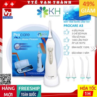✅ Máy Tăm Nước Cầm Tay Procare A3 | BẢO HÀNH 1 NĂM -VT0583