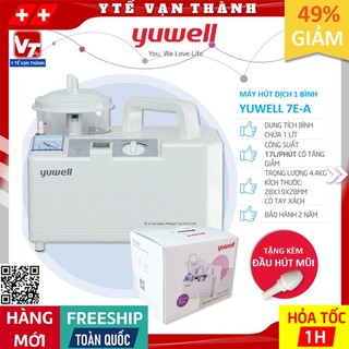 ✅ Máy Hút Dịch 1 Bình Yuwell 7E-A | Bảo hành chính hãng 24 tháng -VT0354
