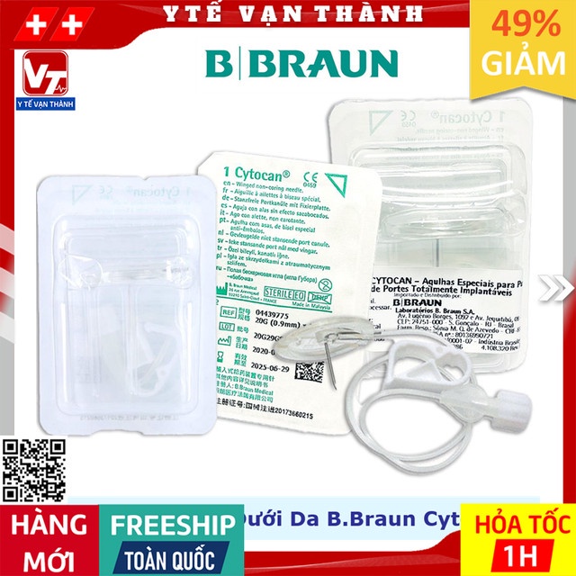 ✅ Kim Buồng Tiêm Dưới Da B.Braun Cytocan -VT0400