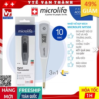 ✅ Nhiệt Kế Điện Tử Dạng Bút Microlife MT550 (MT 550) | BẢO HÀNH TRỌN ĐỜI -VT0312
