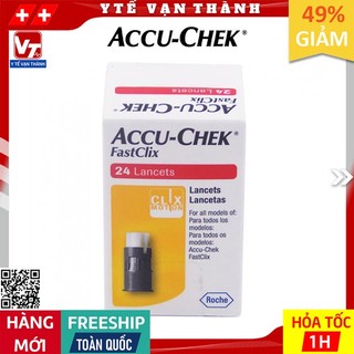 ✅ Kim Thử Đường Huyết Accu-chek Fastclix (24 Kim) -VT0484