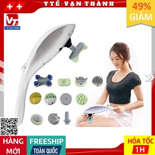 ✅ Máy Massage Cầm Tay Luxurious Massager (11 Đầu, Hồng Ngoại) | (Mát xa, Massa) -VT0433