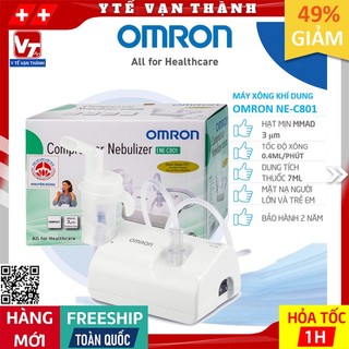 ✅ Máy Xông Khí Dung Mũi Họng Omron NE-C801 (C-801) | BẢO HÀNH 2 NĂM -VT0509