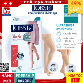 ✅ Vớ Y Khoa Chân JOBST Ultrasheer (Da, Hở Ngón) | Tất Suy Giãn Tĩnh Mạch 100% USA Mỹ -VT0042