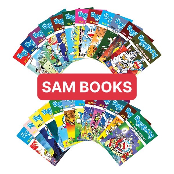 Doraemon truyện dài tập 1 đến 24 trọn bộ tặng kèm móc khóa Doraemon đáng yêu