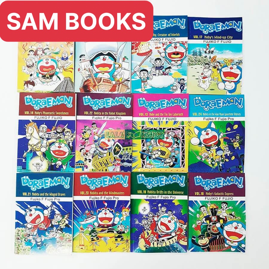 Doraemon truyện dài tập 1 đến 24 trọn bộ tặng kèm móc khóa Doraemon đáng yêu