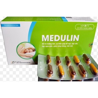 Medulin hỗ trợ giảm căng thẳng, mệt mỏi - hộp 100 viên nang
