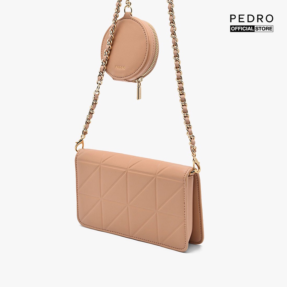 PEDRO - Clutch nữ chữ nhật Phone Pouch With Chain PW4-46500014-35