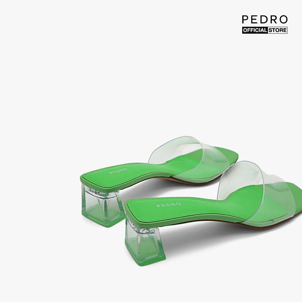 PEDRO - Giày mules cao gót nữ mũi vuông thời trang PW1-26760040-12