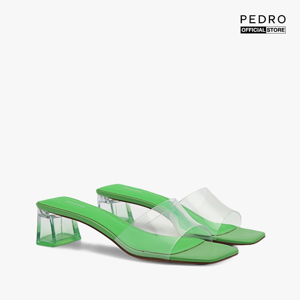 PEDRO - Giày mules cao gót nữ mũi vuông thời trang PW1-26760040-12