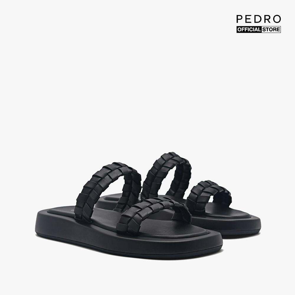 PEDRO - Dép nữ quai ngang đôi mũi tròn hiện đại PW1-65110067-01