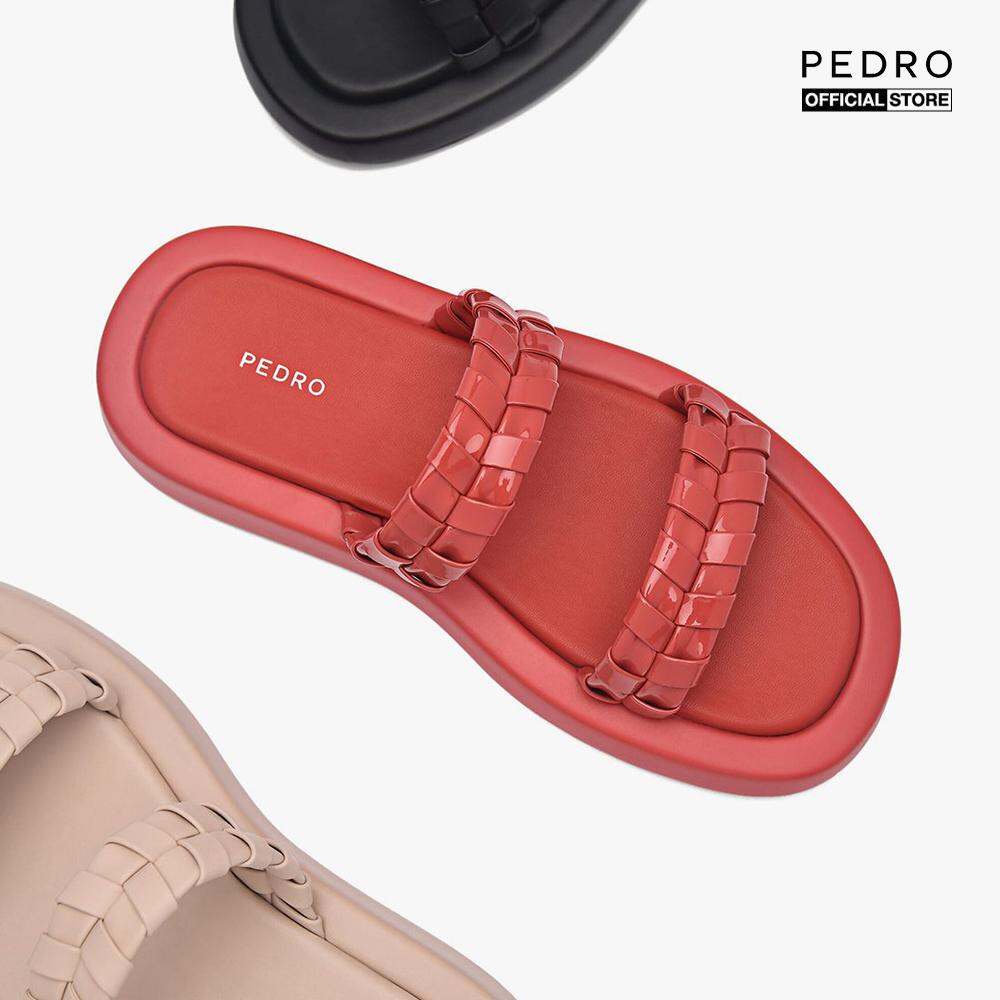 PEDRO - Dép nữ quai ngang đôi mũi tròn hiện đại PW1-65110067-01