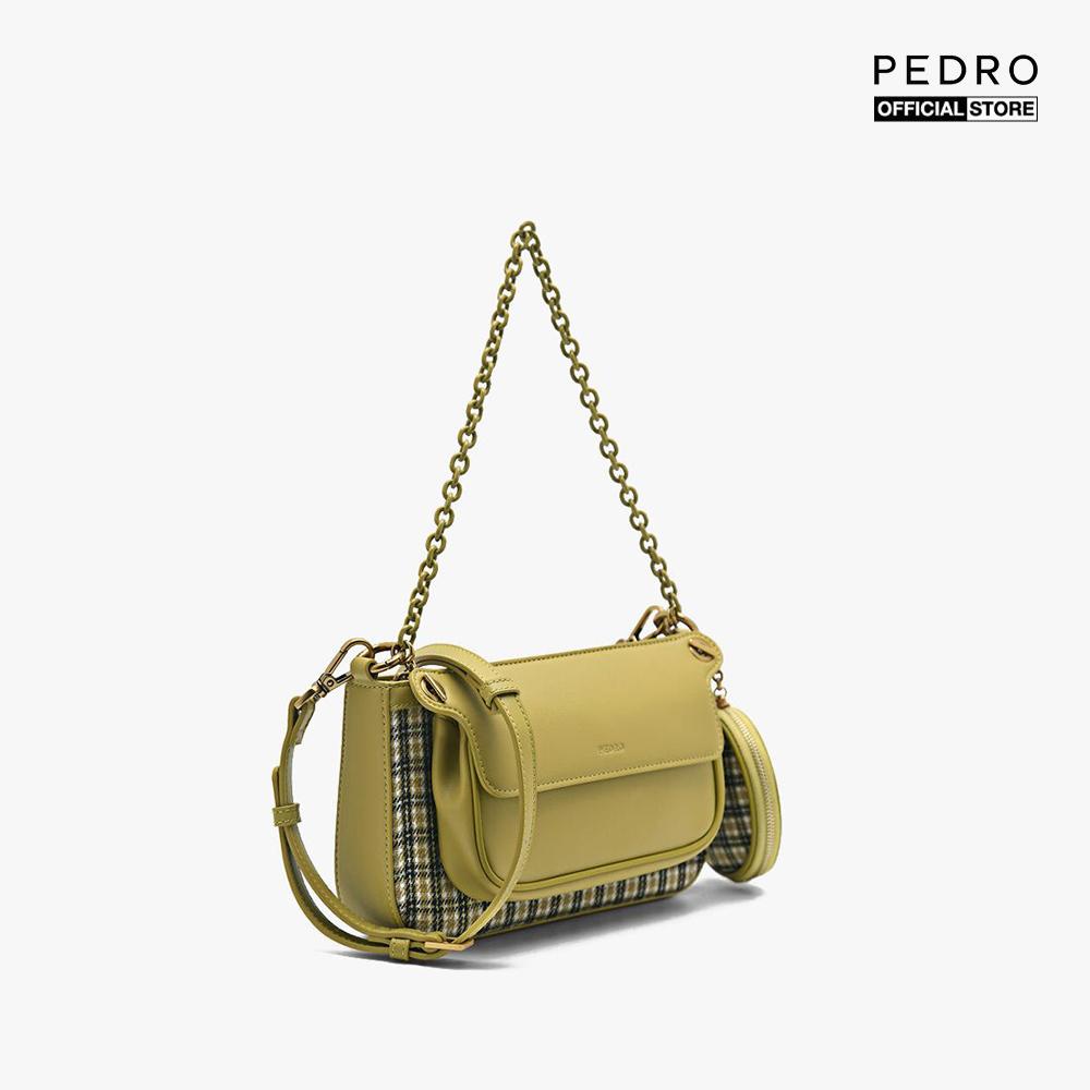 PEDRO - Túi đeo chéo nữ Dilone Houndstooth Double Flap PW2-75210093-5-36