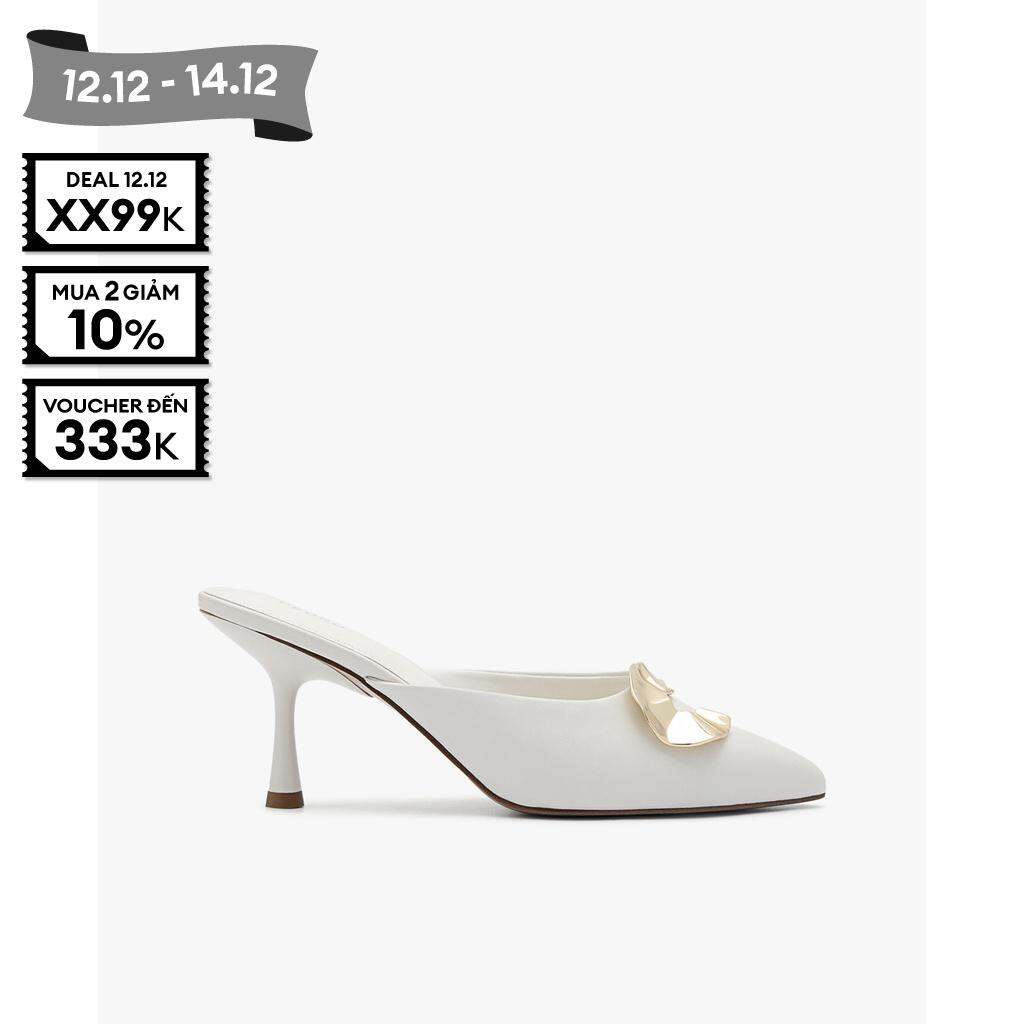 PEDRO - Giày mules cao gót nữ mũi nhọn thời trang 41 PW1-26680042-41