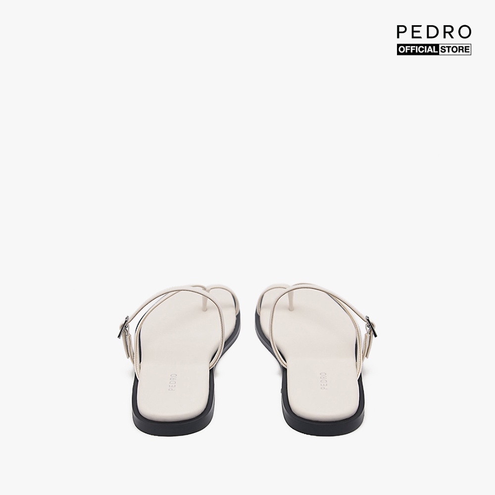 PEDRO - Dép quai chéo nữ xỏ ngón mũi vuông hiện đại PW1-66680030-41