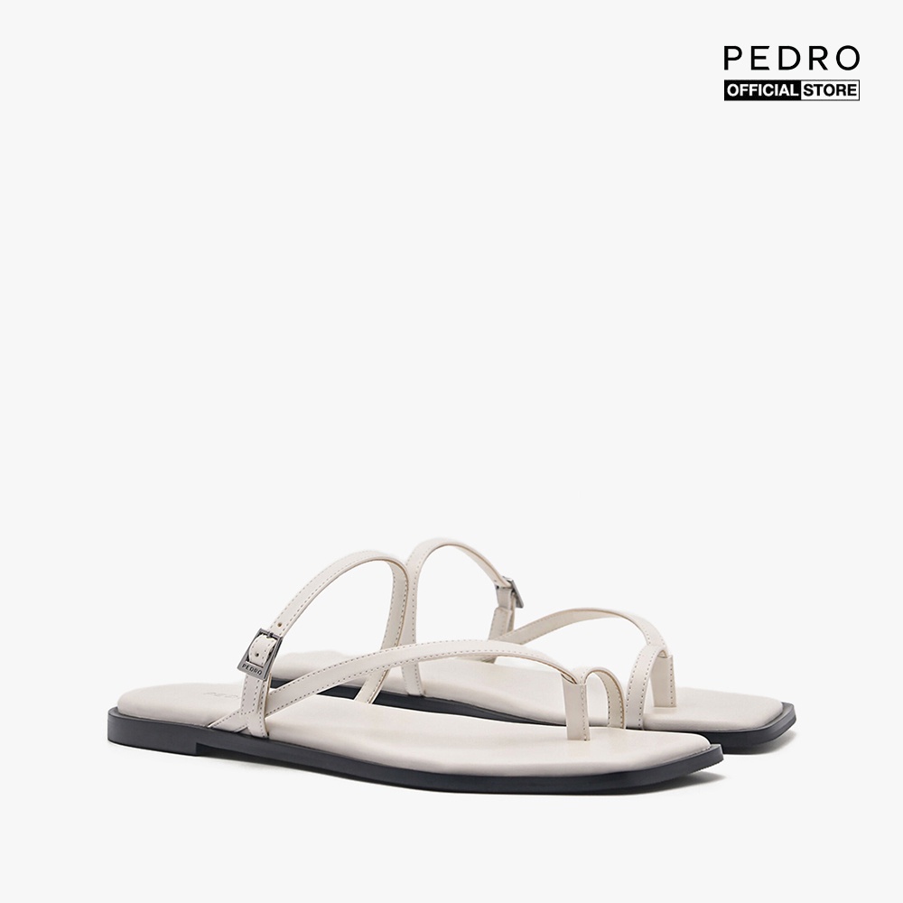 PEDRO - Dép quai chéo nữ xỏ ngón mũi vuông hiện đại PW1-66680030-41