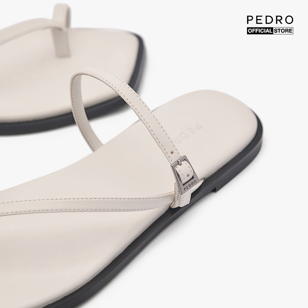 PEDRO - Dép quai chéo nữ xỏ ngón mũi vuông hiện đại PW1-66680030-41