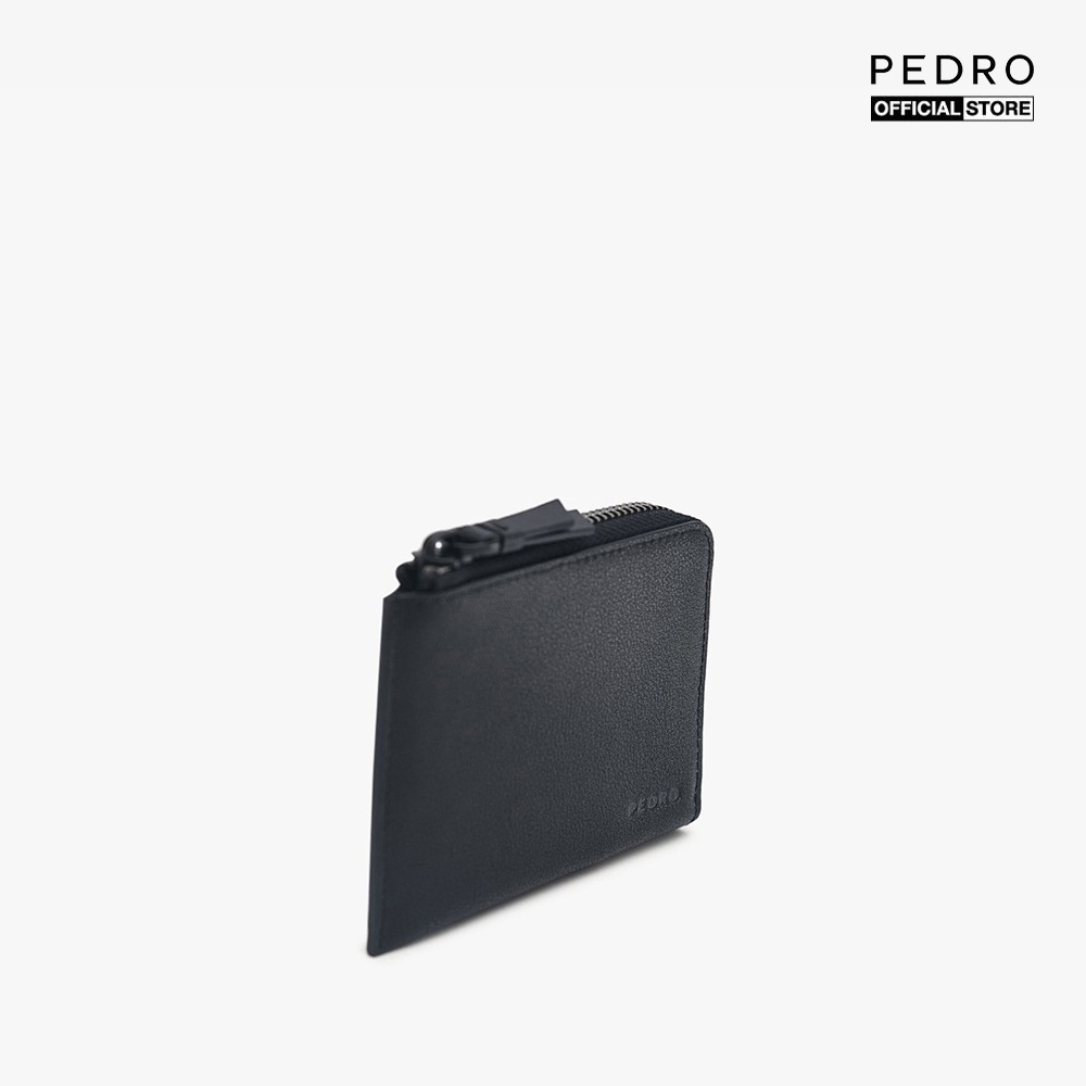 PEDRO - Ví nam dáng ngắn phom vuông phối zip thời trang PM4-15940236-01