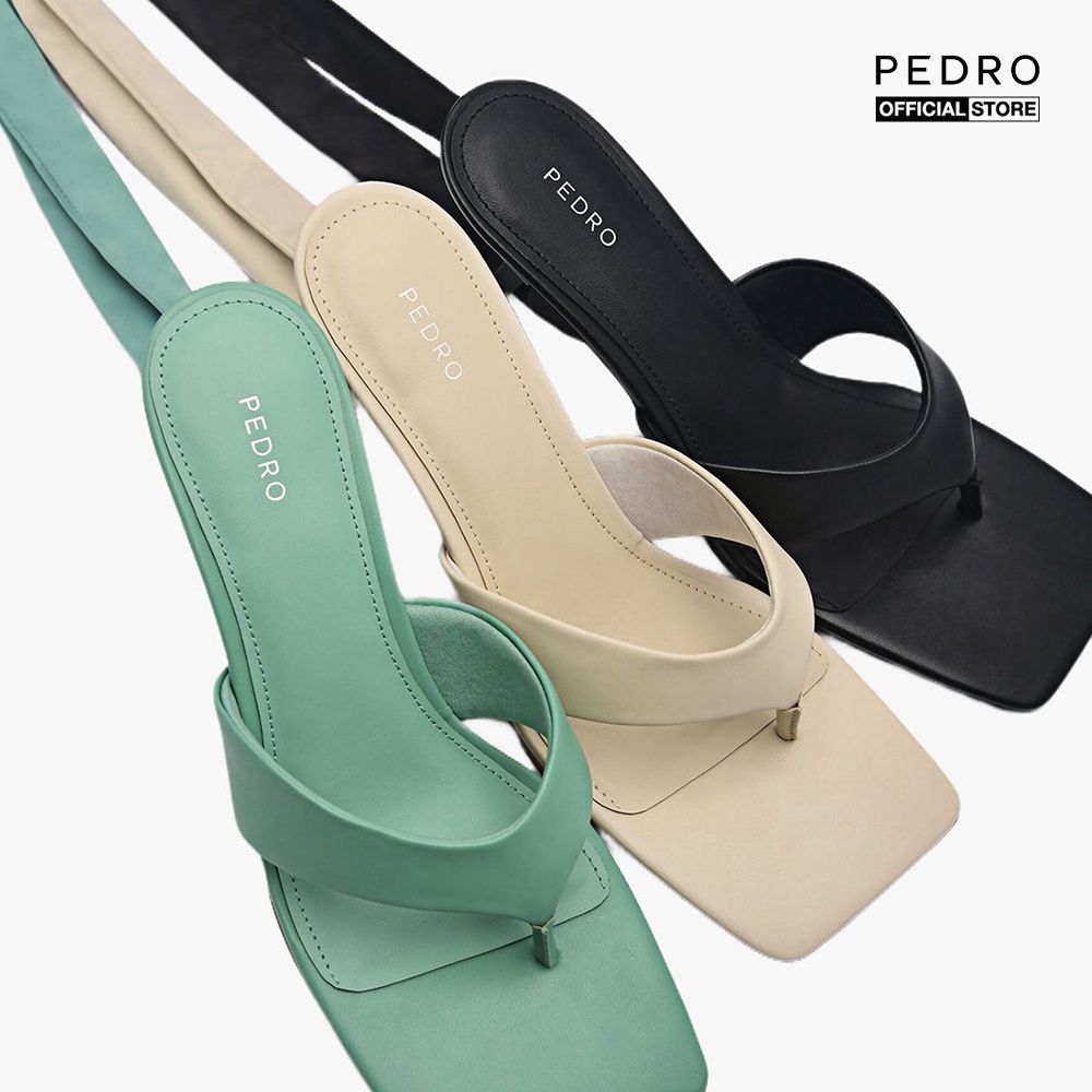 PEDRO - Giày sandals cao gót nữ mũi vuông thời trang PW1-26760047-12