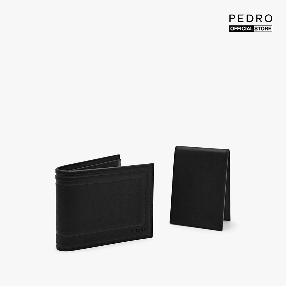 PEDRO - Ví nam dáng ngắn phối logo sang trọng PM4-15940231-01