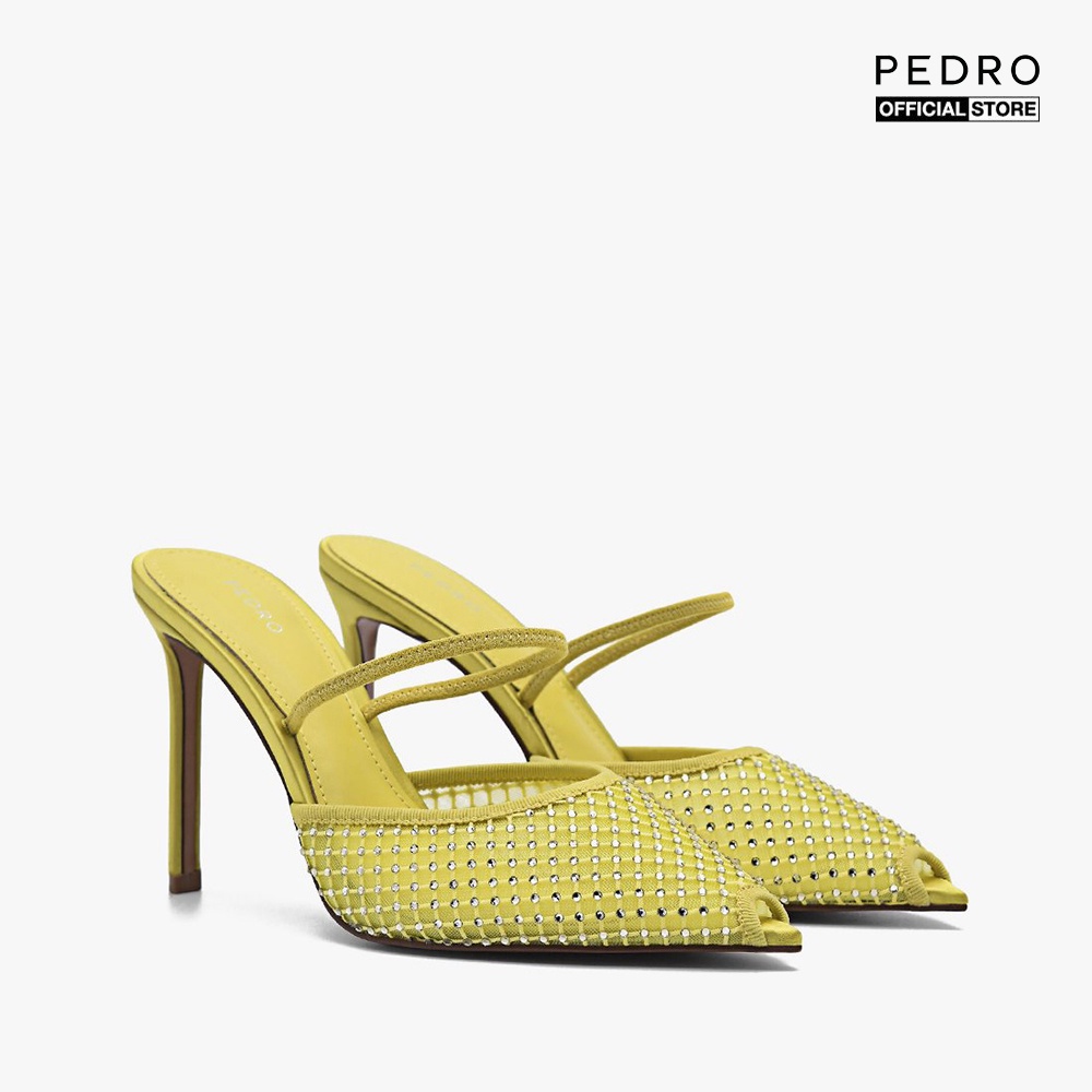 PEDRO - Giày cao gót nữ bít mũi đính đá phối quai thời trang PW1-26760041-23