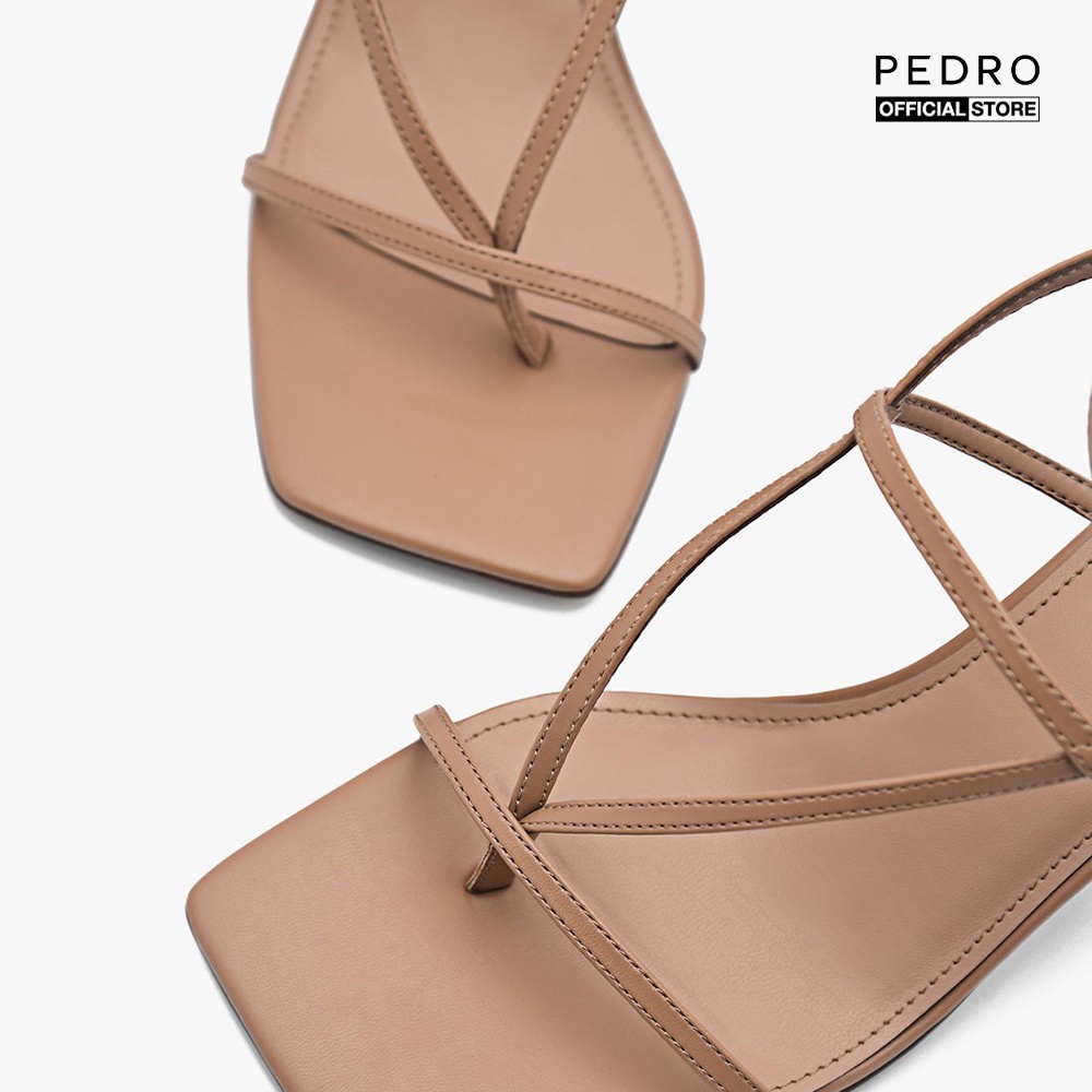 PEDRO - Giày sandals cao gót nữ mũi vuông quai mảnh nữ tính PW1-26760054-35